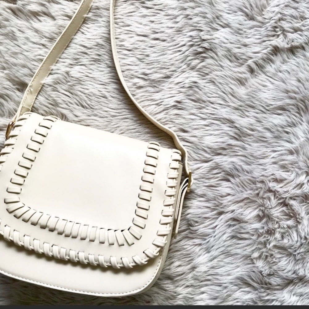 Leather cross body bag